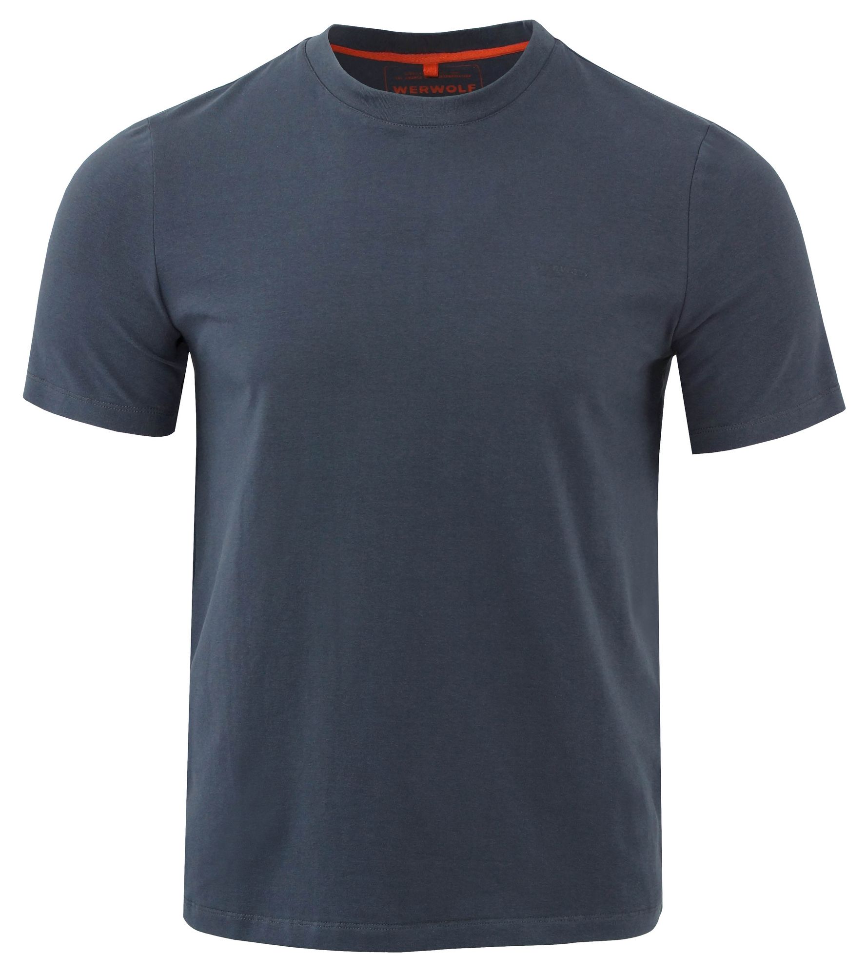 Футболка мужская с коротким рукавом. Ткань трикотаж кулирка (90% хлопок/10%эластан, 230 г/кв.м.). Синий — одежда для охоты, рыбалки, туризма и города | KORGAN.KZ