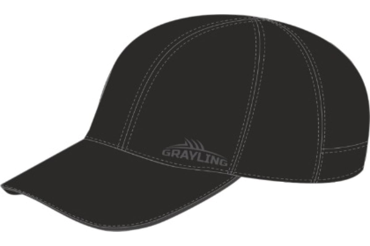 Бейсболка GRAYLING Беринг, софтшелл(черный) — головной убор для рыбалки, охоты и туризма | KORGAN.KZ