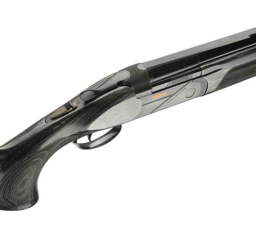 Гладкоствольное ружье BERETTA Мод. 688 TRAP BLACK  (двуствольное) калибра 12/70 — детальное фото