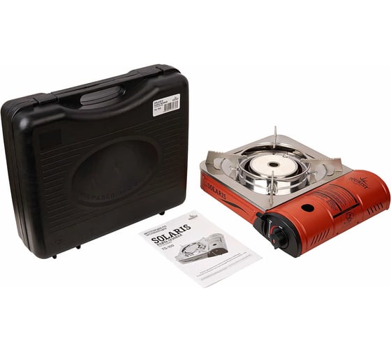 Плита газовая портативная HELIOS Мод. SOLARIS TS-700 — туристическая газовая плитка или лампа в Алматы