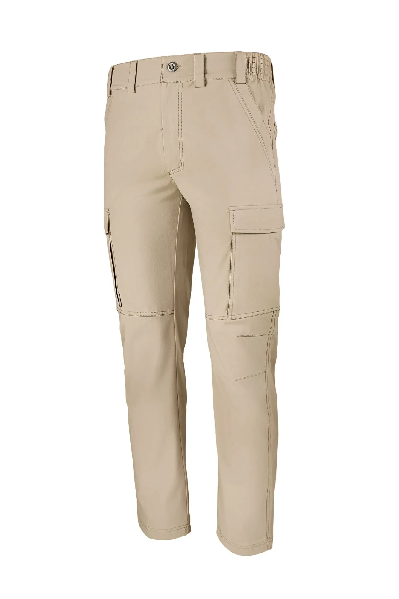 Брюки мужские Discovery. Ткань софт шелл микро рип-стоп (96% нейлон, 4% эластан). DWR. Песок — брюки и шорты для охоты, рыбалки и туризма | KORGAN.KZ