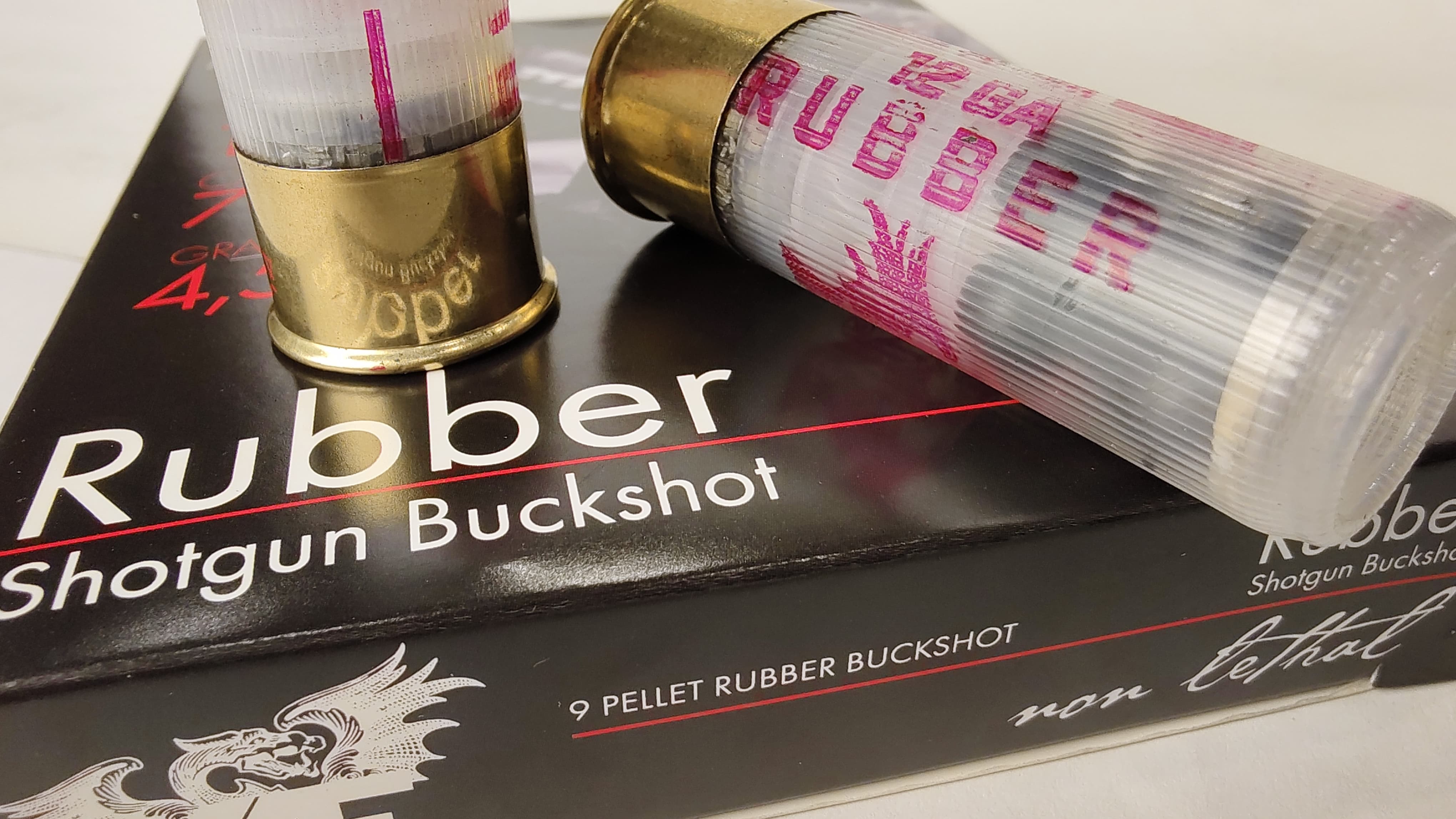  Патрон для гладкоствольного оружия Y.A.F.-Rubber-Ball-9 (12/70)(4,52г)(9 резиновых шаров Ø8,6мм) в Алматы | Казахстан | Корган Центр | KORGAN