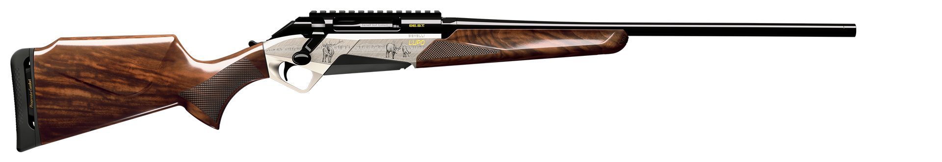 Нарезной карабин BENELLI Мод. LUPO BE.S.T. WOOD DE LUXE P-COMFORT CRIO | Нарезное оружие — купить нарезное оружие для охоты и спорта | KORGAN