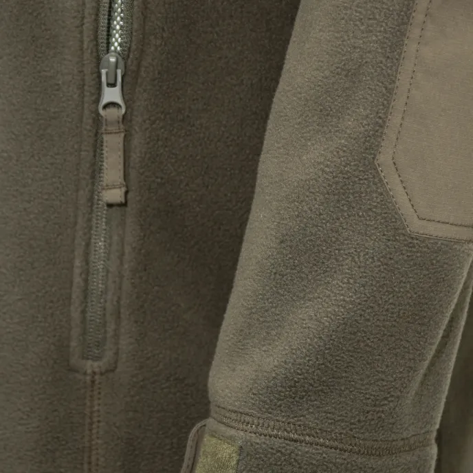 Толстовка мужская флисовая "Дозор". Ткань флис антипиллинг (100% полиэстер, 300 г/кв.м.). Темная олива — одежда для охоты, рыбалки, туризма и города | KORGAN.KZ