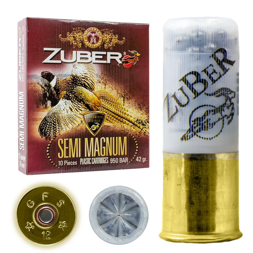  Патрон для гладкоствольного оружия ZUBER Semi Magnum (12/70)(42г)(№4)(3,25мм) в Алматы | Казахстан | Корган Центр | KORGAN