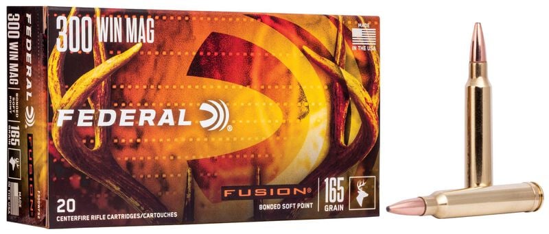 Купить Патрон для нарезного оружия FEDERAL (.300 Win.Mag.) FUSION (FSP)(165grs)(10,69г) в Алматы | Казахстан | Корган Центр