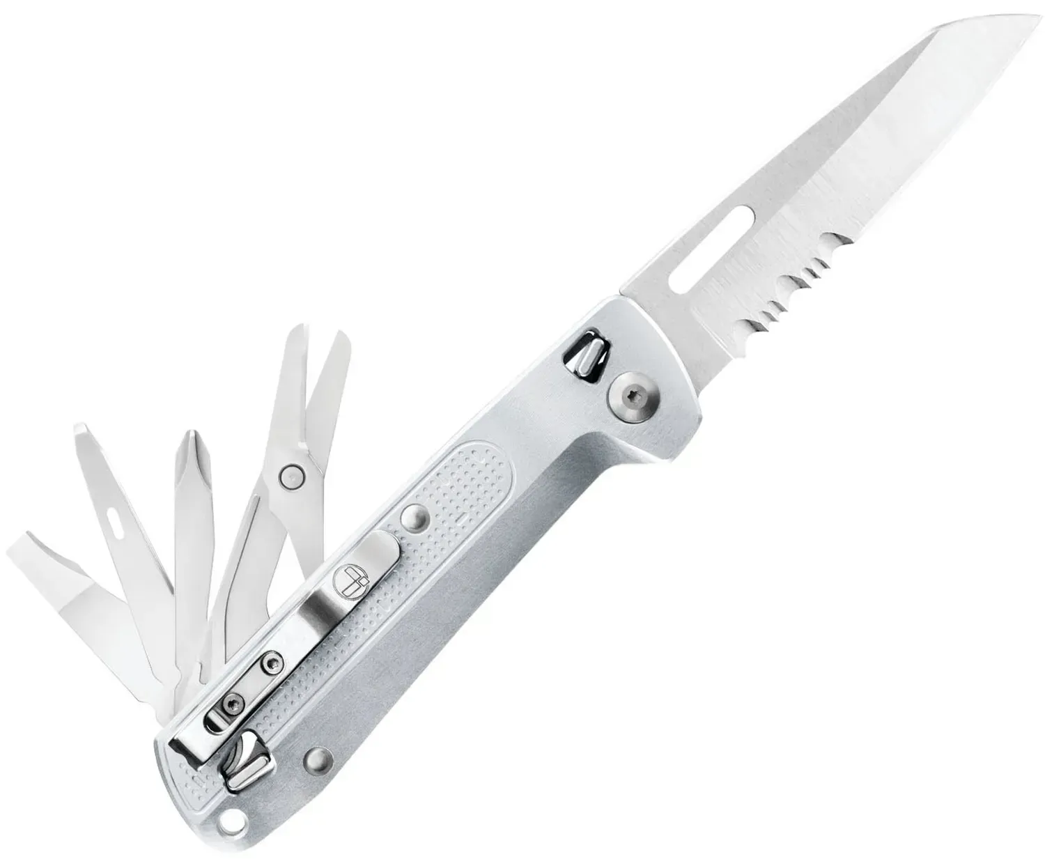 Купить Складной нож LEATHERMAN Мод. FREE K4X SILVER в Алматы — магазин Korgan Center | Казахстан | Доставка во все регионы