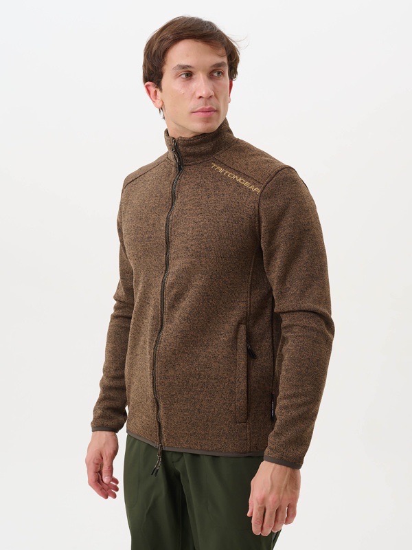 Толстовка TRITON  "KAREL" (тк.флис 350гр.)(бежевый) — одежда для охоты, рыбалки, туризма и города | KORGAN.KZ