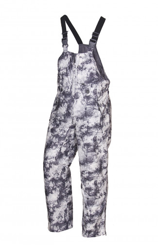 Полукомбинезон мужской зимний ОКРУГ "Охотник -20°C" (тк.алова)(кмф.белый) — брюки и шорты для охоты, рыбалки и туризма | KORGAN.KZ