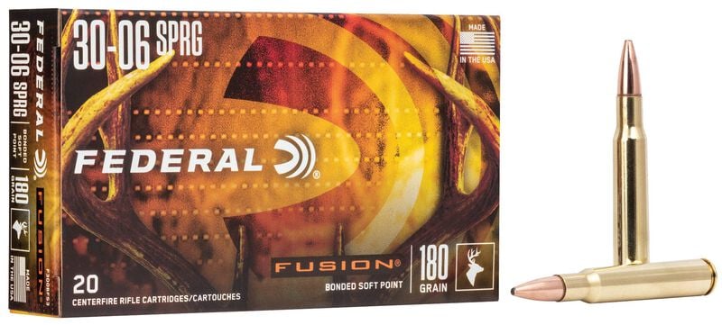 Купить Патрон для нарезного оружия FEDERAL (.30-06 Sprg.) FUSION (FSP)(180grs)(11,66г) в Алматы | Казахстан | Корган Центр