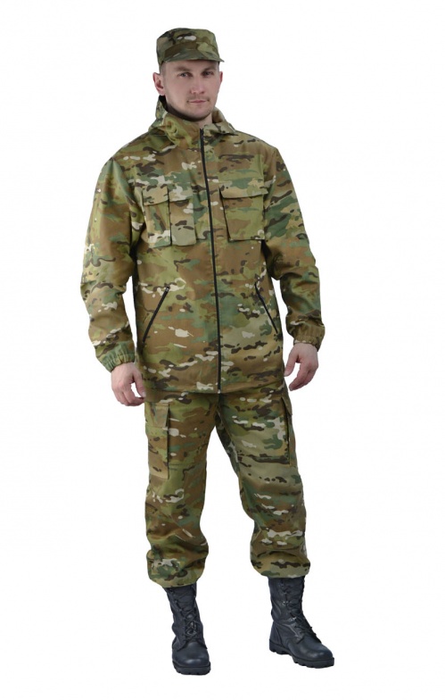 Костюм летний  URSUS ТУРИСТ-2 (тк.твилл пич)(мультикам) — куртки, жилеты, маскировочные костюмы, одежда для рыбалки и охоты | KORGAN Казахстан