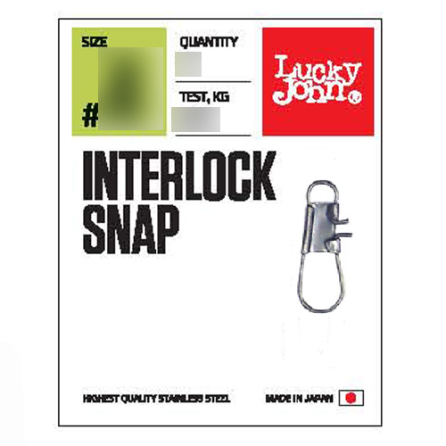 Застежки LUCKY JOHN Мод. PRO SERIES INTERLOCK SNAP 008 — аксессуары и снаряжение для рыбалки: коробки, держатели, инструменты | Алматы, Казахстан