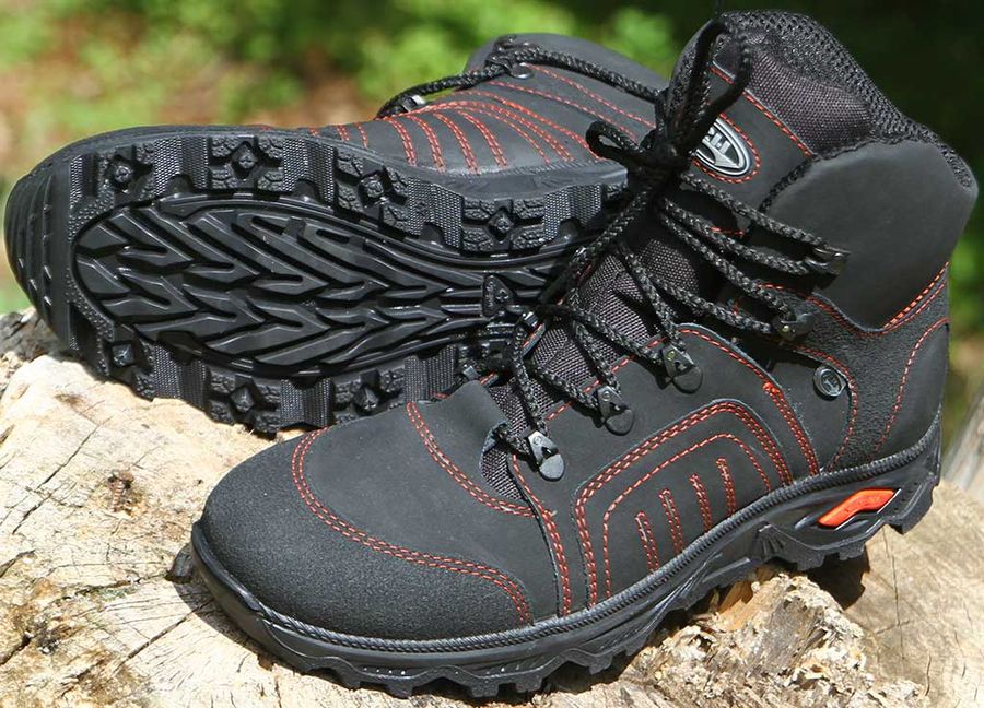 Ботинки зимние ХСН Страйкер VIP (нубук) (черный) (натур. мех) — обувь, стельки и уход за обувью | KORGAN.KZ