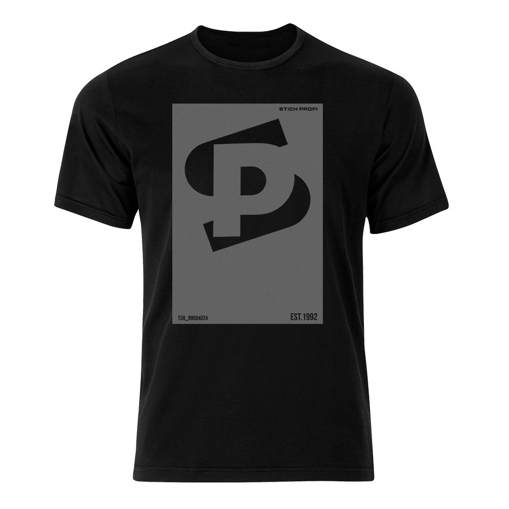 Футболка "Stich Profi" "1992" (тк.хлопок)(черный) — одежда для охоты, рыбалки, туризма и города | KORGAN.KZ