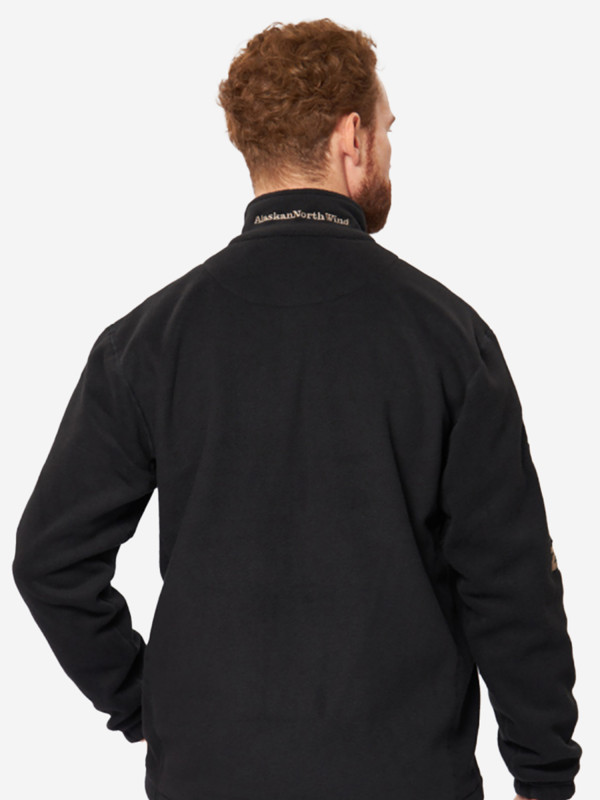 Куртка флисовая Alaskan NorthWind черный — куртки, жилеты, маскировочные костюмы, одежда для рыбалки и охоты | KORGAN Казахстан