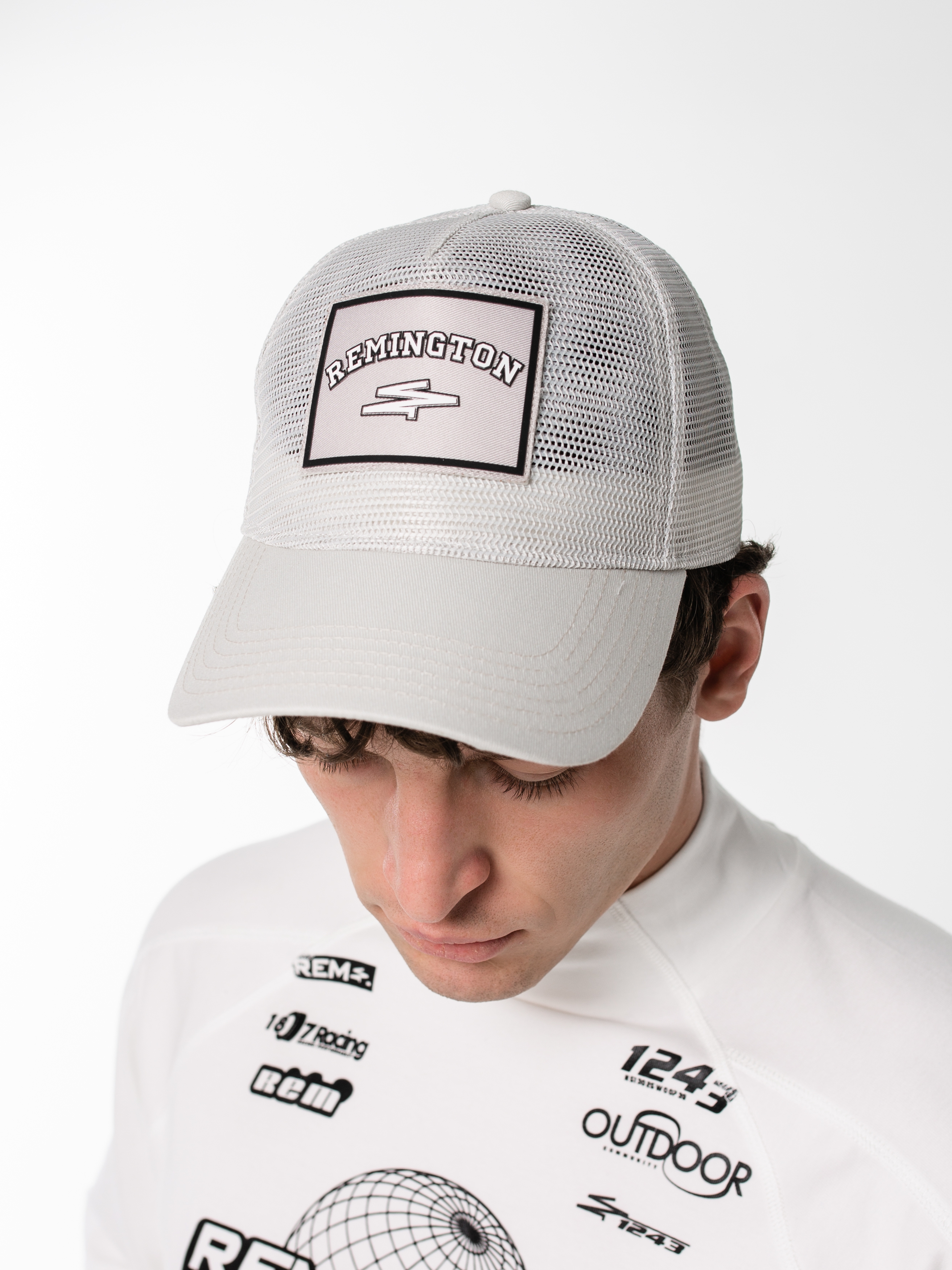 Бейсболка Remington Net Gray — головной убор для рыбалки, охоты и туризма | KORGAN.KZ