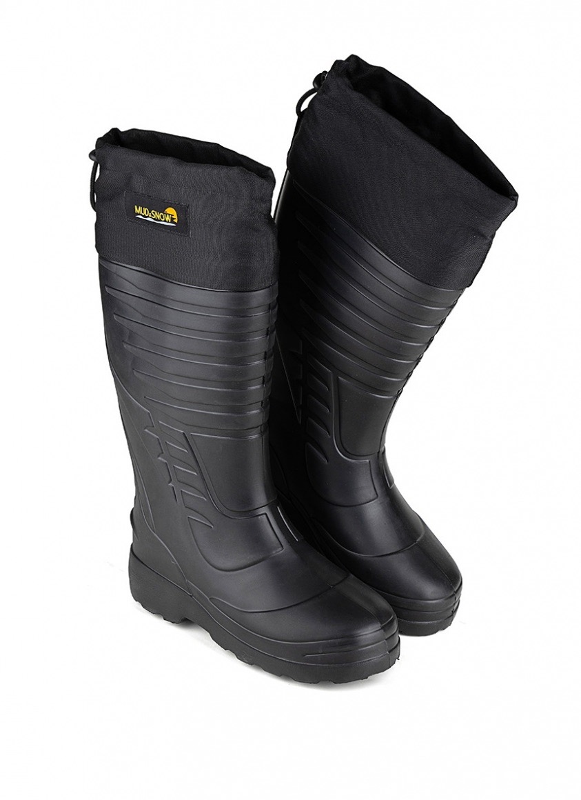 Сапоги "Турист" ЭВА (Полиэстер/ТЭП/шерстин)(выс.46см)(черный) — обувь, стельки и уход за обувью | KORGAN.KZ