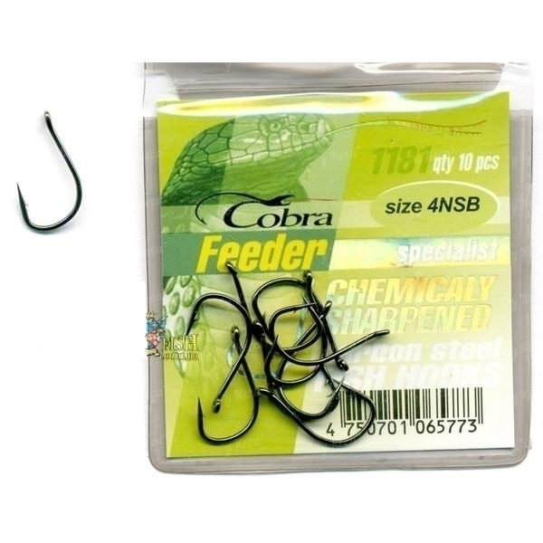 Крючки COBRA Мод. FEEDER SPECIALIST NSB — рыболовный крючок, снасть и аксессуары для рыбалки | Алматы, Казахстан