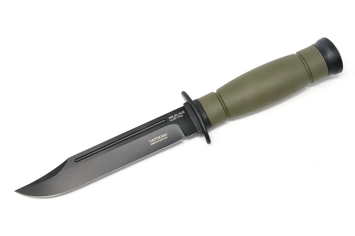 Нож "Партизан (Partisan) зеленый  (хол.ор.) для охоты в Алматы, Казахстан