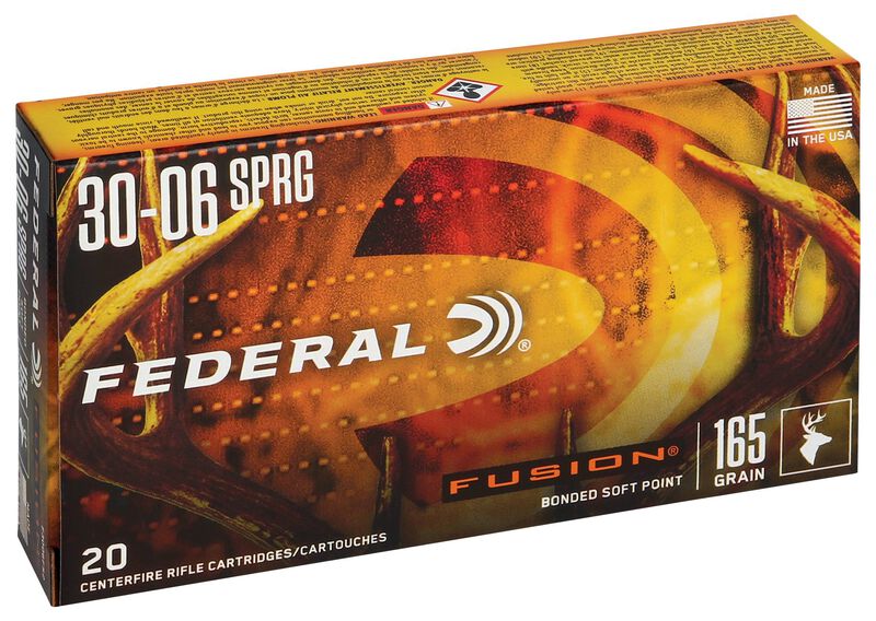 Купить Патрон для нарезного оружия FEDERAL (.30-06 Sprg.) FUSION (FSP)(165grs)(10,69г) в Алматы | Казахстан | Корган Центр