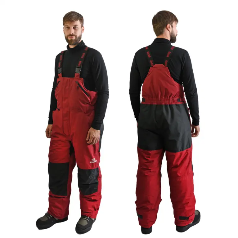 Костюм зимний Alaskan APACHE т.сер./бордовый (куртка+полукомбинезон) — куртки, жилеты, маскировочные костюмы, одежда для рыбалки и охоты | KORGAN Казахстан
