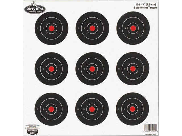 Мишени (бумажные) BIRCHWOOD Мод. RAPID FIRE 3" для спортивной стрельбы в Алматы, Казахстан