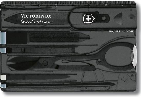 Карта-мультиинструмент VICTORINOX Мод. SWISSCARD ONYX для охоты и туризма в Алматы, Казахстан