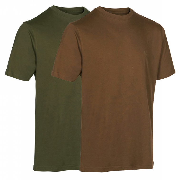 Майка (2шт.) DEERHUNTER (зелен./коричн.) — одежда для охоты, рыбалки, туризма и города | KORGAN.KZ