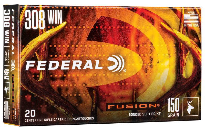 Купить Патрон для нарезного оружия FEDERAL (.308 Win.) FUSION (FSP)(150grs)(9,72г) в Алматы | Казахстан | Корган Центр