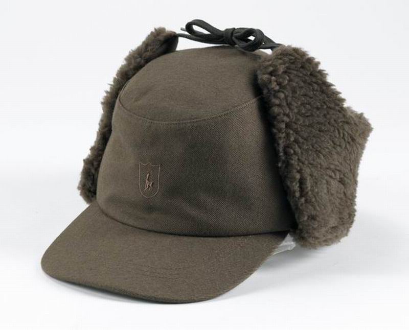 Кепка DEERHUNTER-ONTARIO m/D (зимняя)(хаки) — головной убор для рыбалки, охоты и туризма | KORGAN.KZ