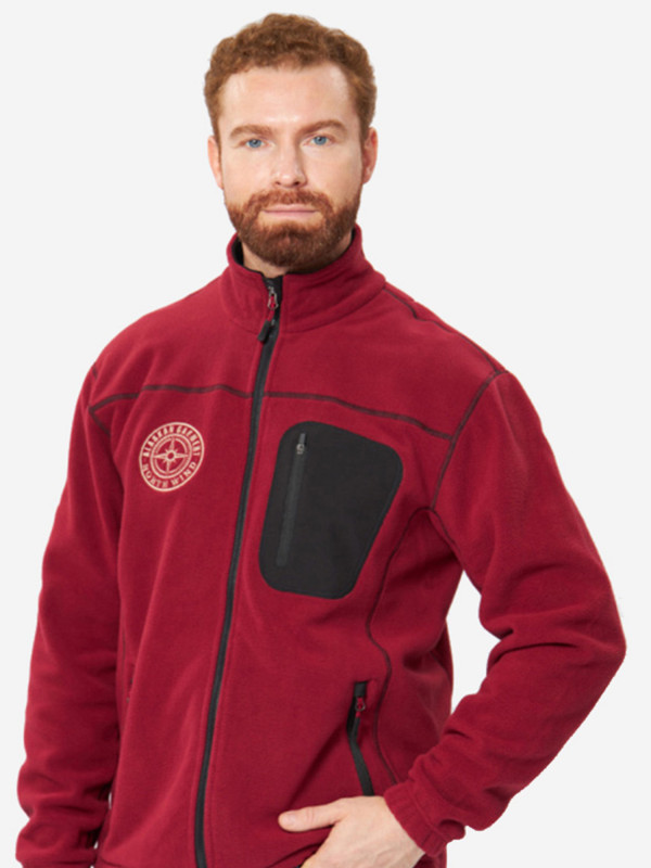 Куртка флисовая Alaskan NorthWind бордовый — куртки, жилеты, маскировочные костюмы, одежда для рыбалки и охоты | KORGAN Казахстан