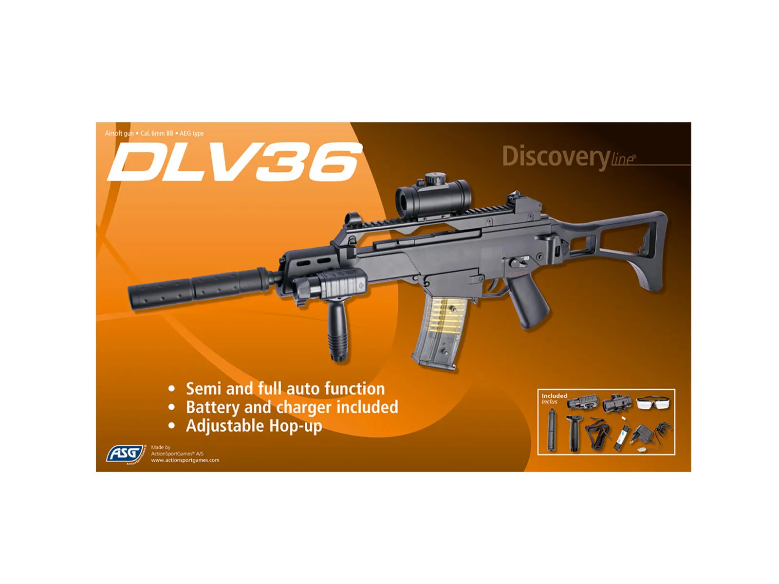 Страйкбольная винтовка ASG Мод. DLV36 —  купить в Алматы у официального диллера | Доставка по Казахстану