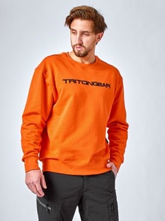 Толстовка TRITON "TRITONGEAR" (тк.хлопок 350гр)(оранжевый) — одежда для охоты, рыбалки, туризма и города | KORGAN.KZ