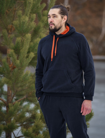 Костюм мужской трикотажный "Energy". Ткань трикотаж (94%полиэстер/6%эластан, 250 г/кв.м). Темно-синий — куртки, жилеты, маскировочные костюмы, одежда для рыбалки и охоты | KORGAN Казахстан