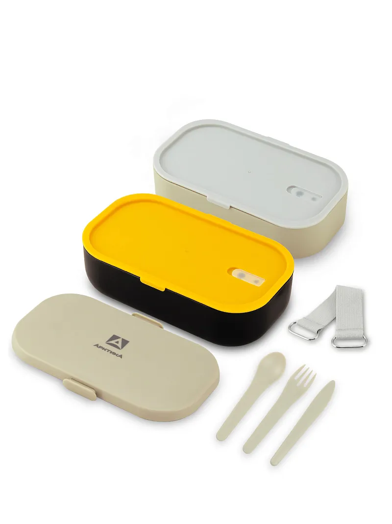Ланч-бокс АRСTIСA с двумя контейнерами — портативный холодильник или кулер для кемпинга в Алматы