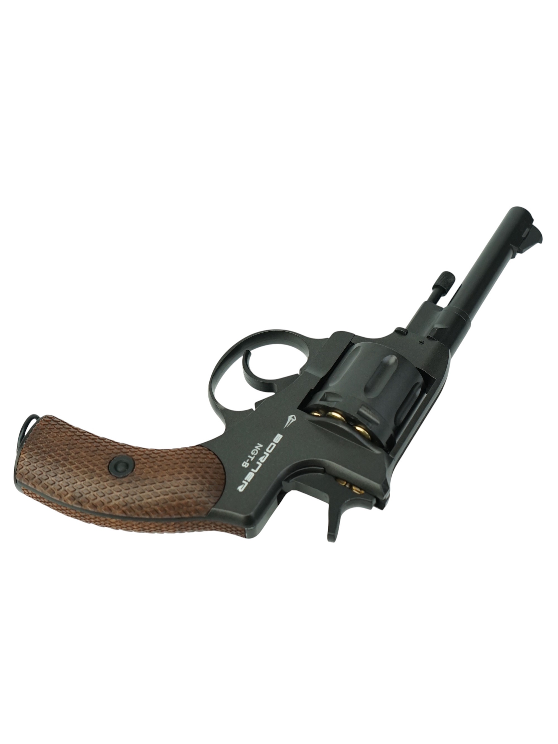 Фото Пневматический револьвер Borner NGT Black калибр 4.5 mm/BBs CO2 — пневматический пистолет купить в Алматы