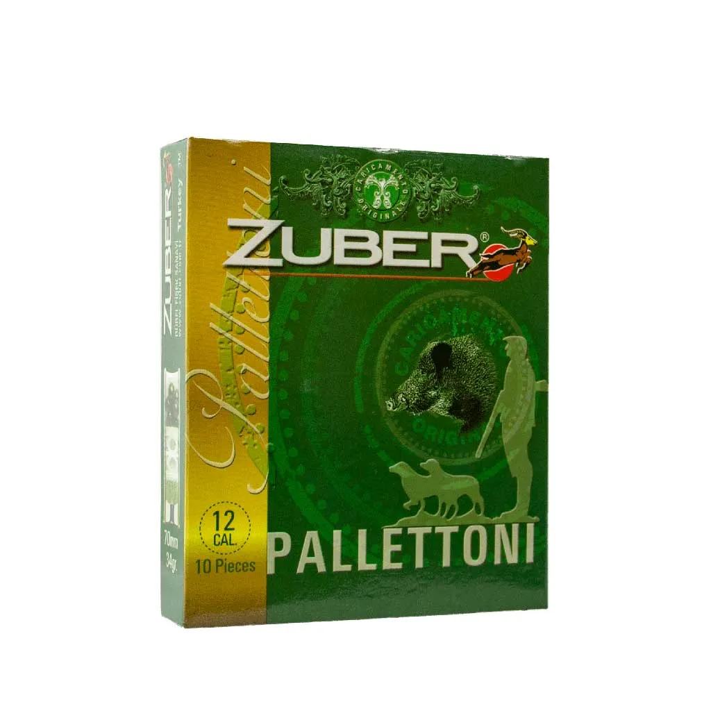  Патрон для гладкоствольного оружия ZUBER Pallettoni (12/70)(34г)(8,6мм x 9шт) в Алматы | Казахстан | Корган Центр | KORGAN