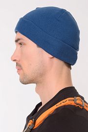 Шапка TRITON "Fleece" (тк.флис 130гр) (синий) — головной убор для рыбалки, охоты и туризма | KORGAN.KZ