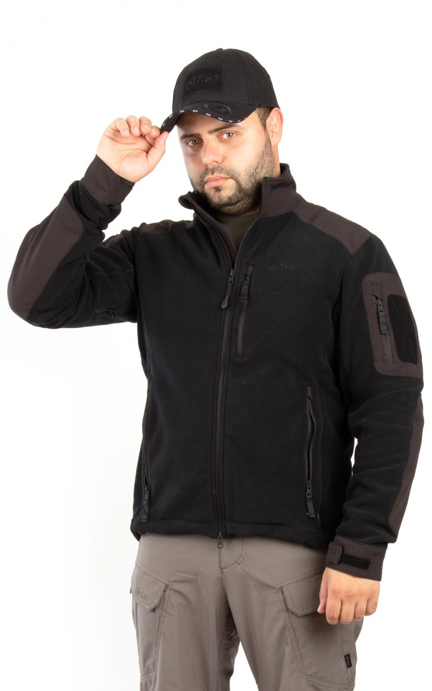 Толстовка "Legion (Легион)" (флис, черный) — одежда для охоты, рыбалки, туризма и города | KORGAN.KZ