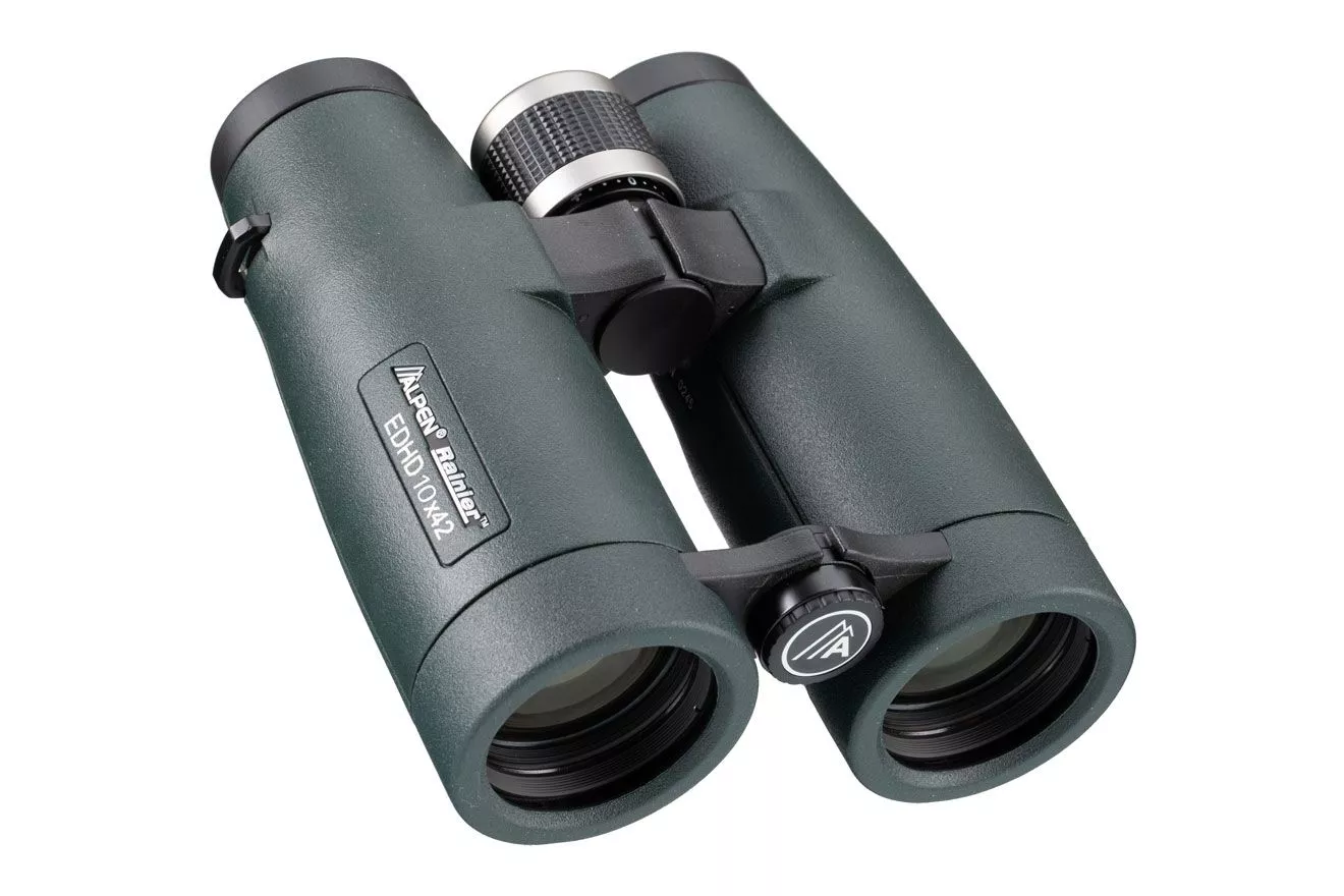 Бинокль ALPEN OPTICS Мод. RAINIER 10X42 ED HD BaK-4 ROOF PRISM для охоты и туризма в Алматы, Казахстан