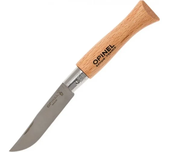 Купить Нож складной Opinel №5 BEECH, 12 см в Алматы — магазин Korgan Center | Казахстан | Доставка во все регионы