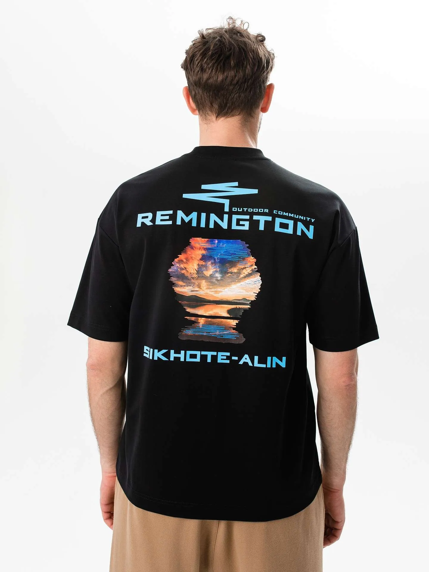 Футболка мужская Remington Sunset View Black — одежда для охоты, рыбалки, туризма и города | KORGAN.KZ