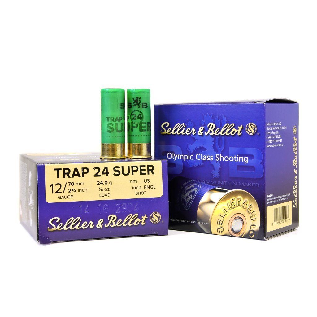  Патрон для гладкоствольного оружия S&B TRAP SUPER (12/70)(24г)(№8)(2,25мм) в Алматы | Казахстан | Корган Центр | KORGAN