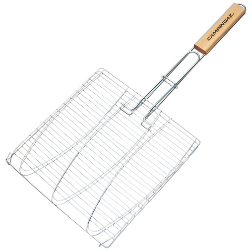 Сетка-зажим CAMPINGAS для гриля — портативный гриль, барбекю или мангал для отдыха на природе в Алматы