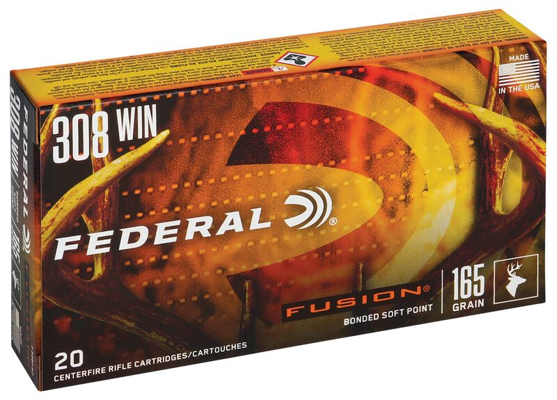 Купить Патрон для нарезного оружия FEDERAL (.308 Win.) FUSION (FSP)(165grs)(10,69г) в Алматы | Казахстан | Корган Центр