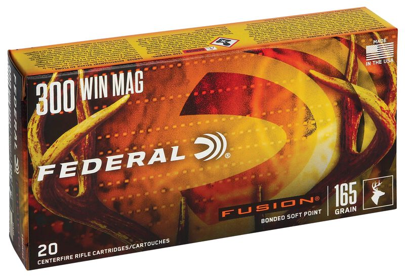 Купить Патрон для нарезного оружия FEDERAL (.300 Win.Mag.) FUSION (FSP)(165grs)(10,69г) в Алматы | Казахстан | Корган Центр