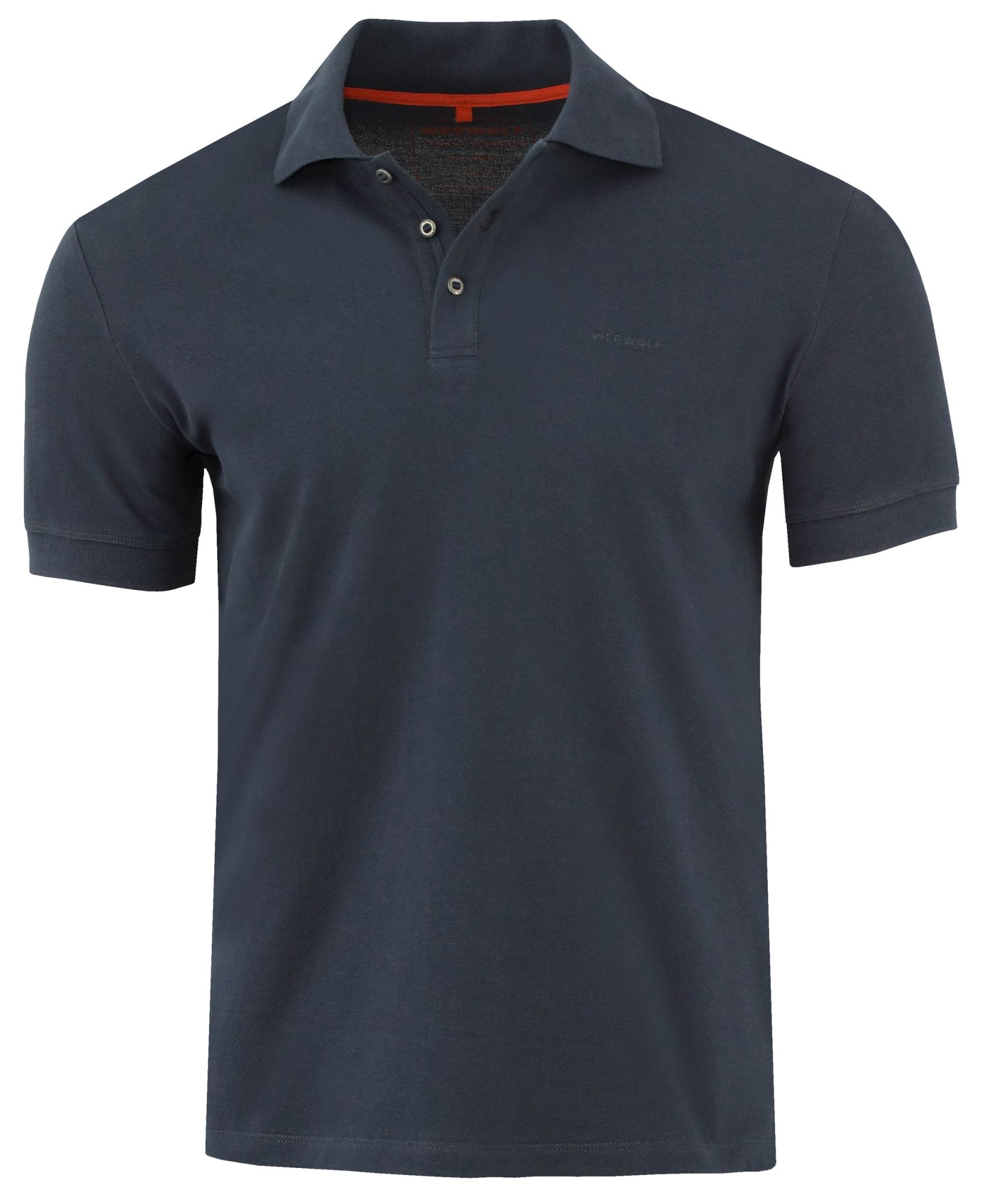 Футболка поло мужская с коротким рукавом. Ткань трикотаж пике (100% хлопок, 250 г/кв.м.). Синий — одежда для охоты, рыбалки, туризма и города | KORGAN.KZ