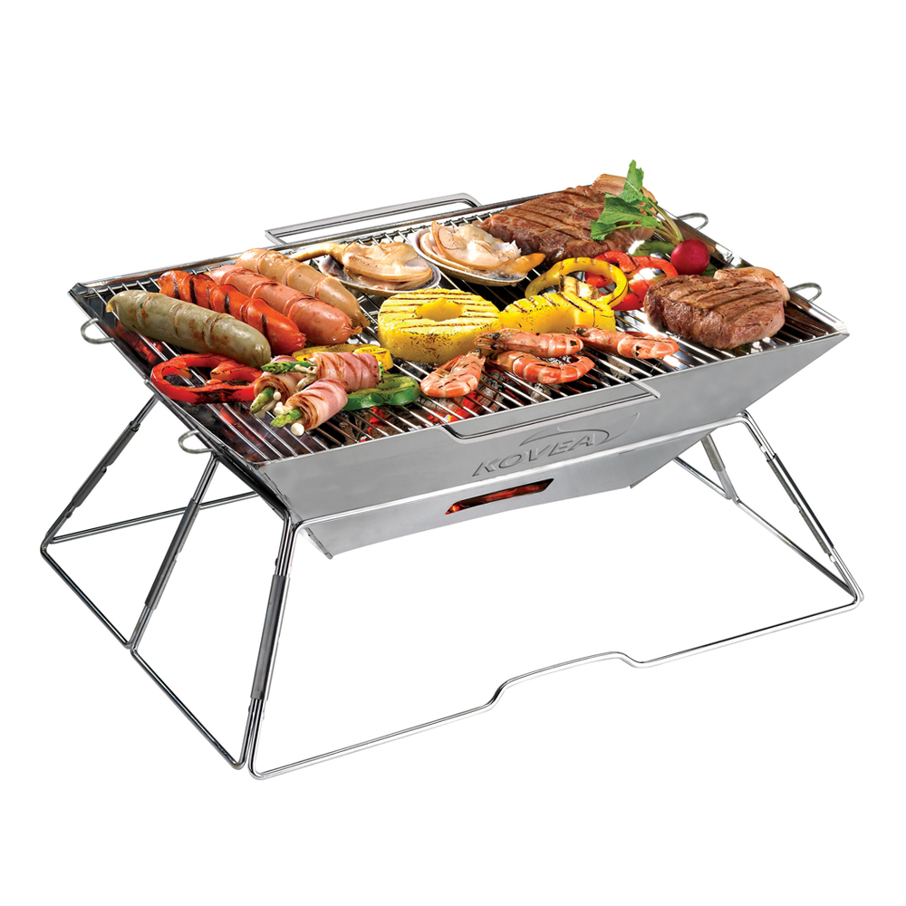 Грильница KOVEA Мод. MAGIC II STAINLESS BBQ (вес-2,5кг) | купить в Алматы и по Казахстану — Корган Центр Грильница KOVEA Мод. MAGIC II STAINLESS BBQ (вес-2,5кг) — портативный гриль, барбекю или мангал для отдыха на природе в Алматы