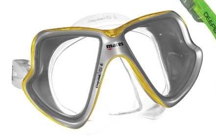 Маска MARES Мод. X-VISION-LIQUIDSKIN CLEAR/SILVER/YELLOW — рыболовные и охотничьи товары в Алматы | KORGAN.KZ