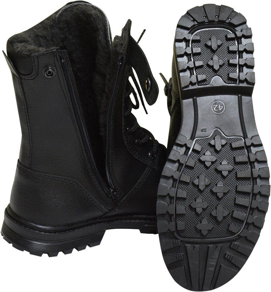 Ботинки зимние ХСН "Ратник" (кожа) (искусств. мех) — обувь, стельки и уход за обувью | KORGAN.KZ